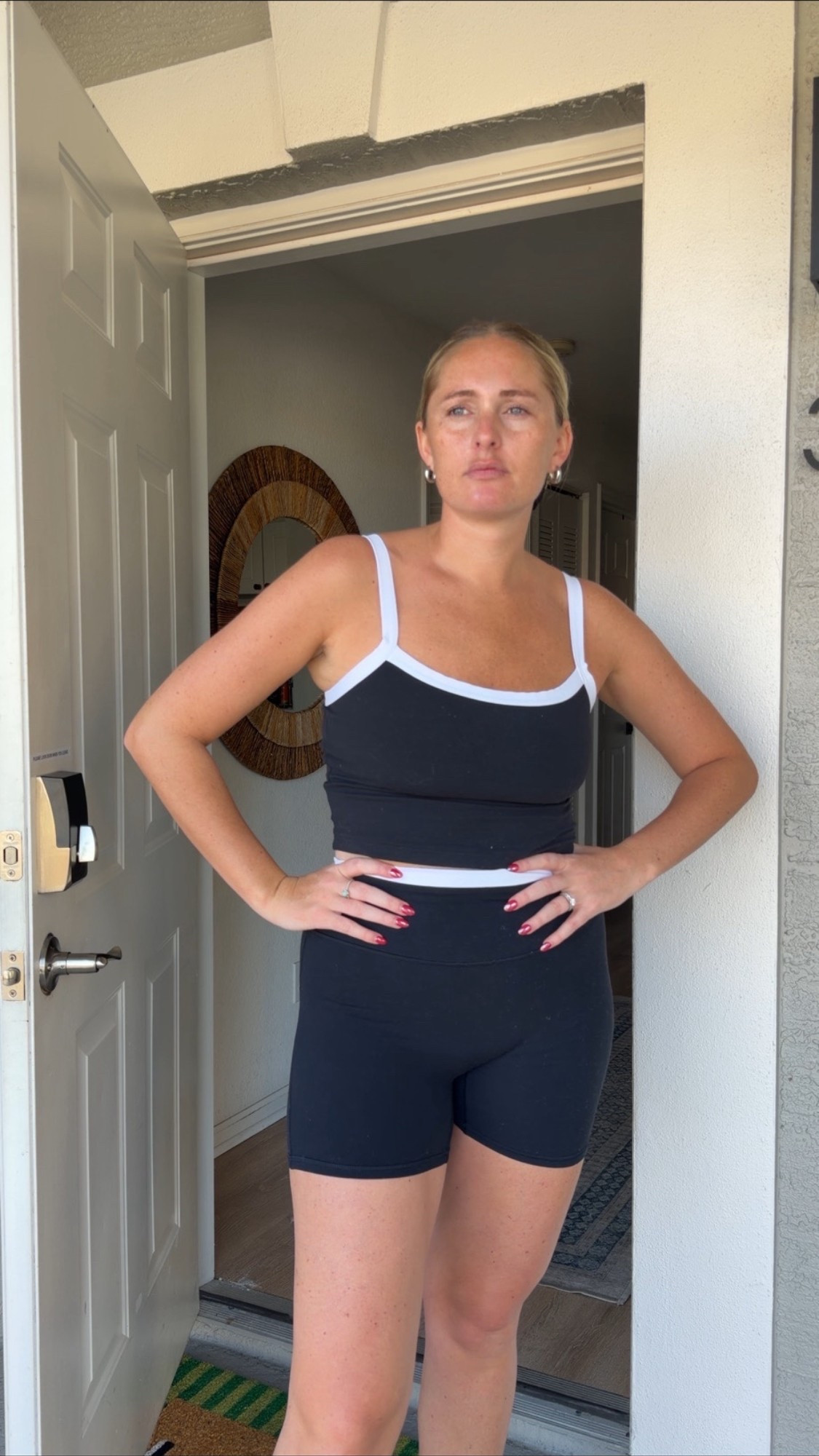 The comfiest most flattering workout set! Wearing a M in top and bottoms! 

#LTKgrwm #LTKfitnessgoals #LTKActive