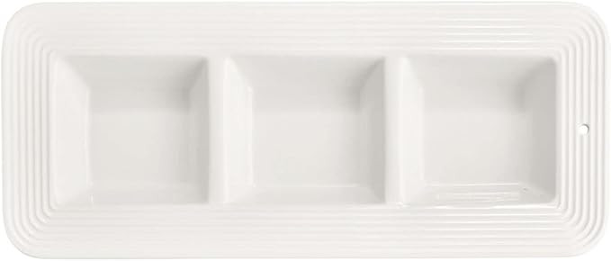 nora fleming Stoneware Serving Garnish Dish - Condiment Tray for Entertaining - Perfect for Dips,... | Amazon (US)