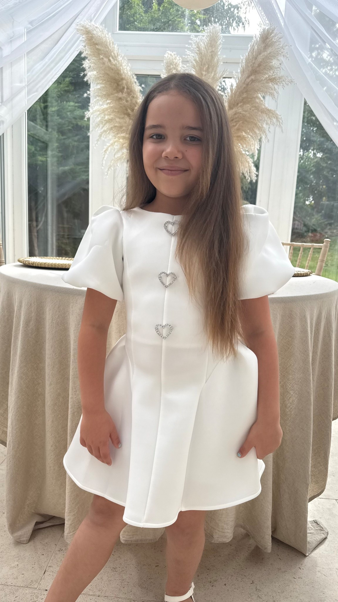 Babyshower dress 🤍
 #babyshower #girlsdresss #babyshowerdress