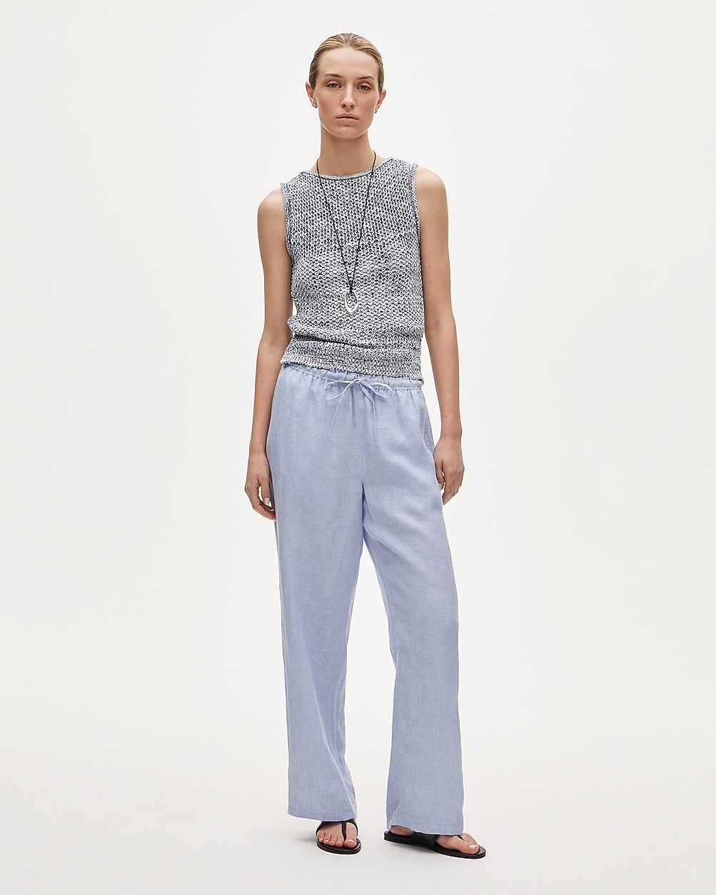 New Soleil pant in linen | J. Crew US