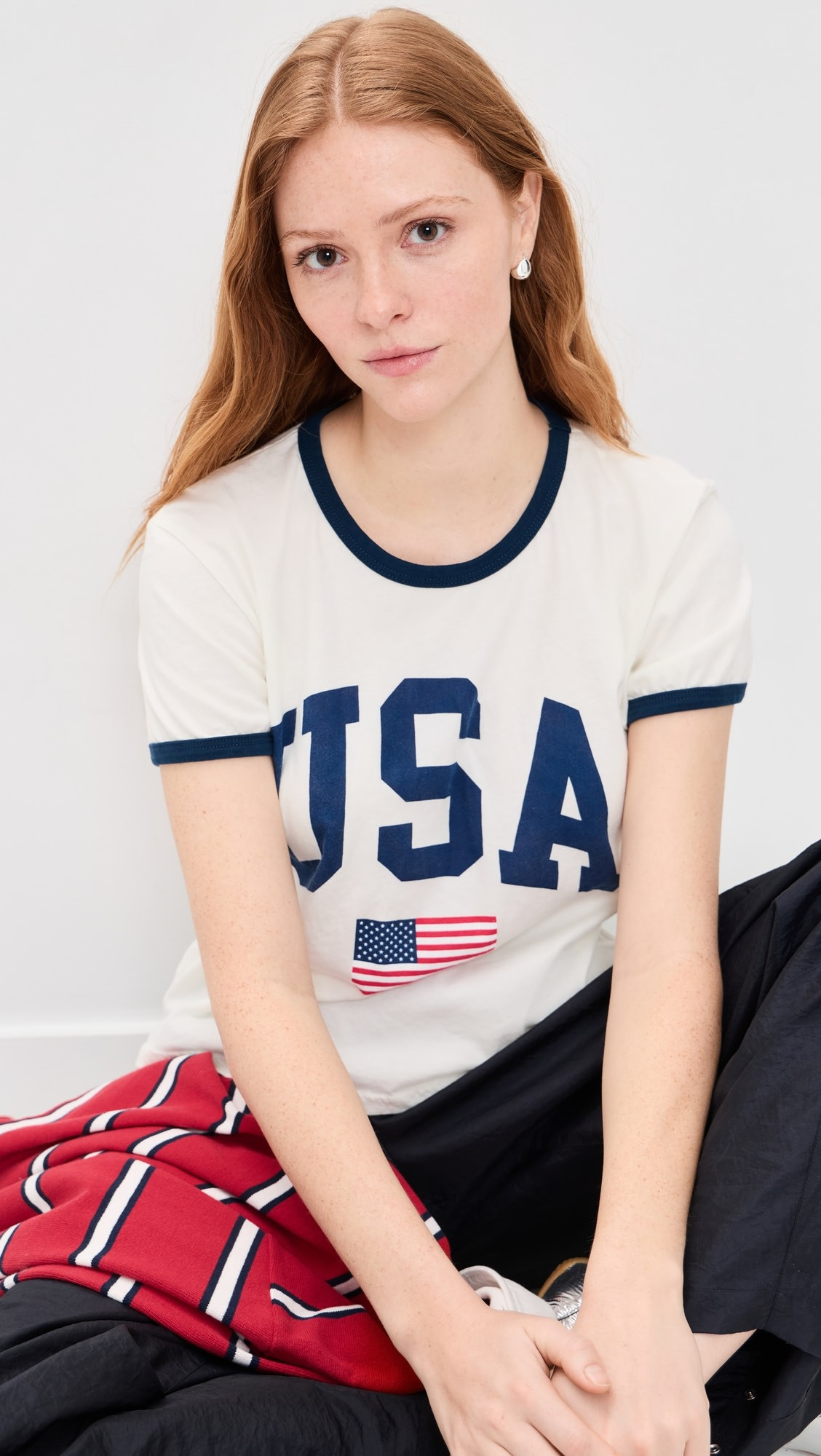 USA Flag Cotton Tee | Shopbop