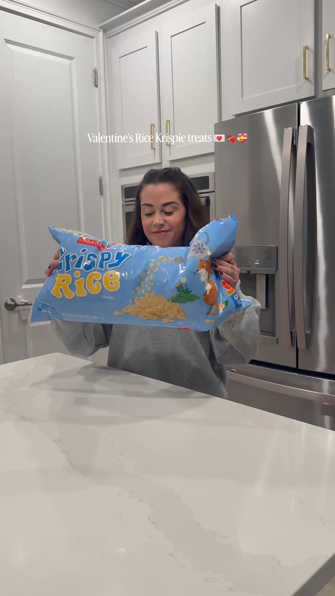Valentine’s Rice Krispies treats💖🍫 I used a gluten free cereal here. 

#LTKKids #LTKmomlife #LTKdayinmylife