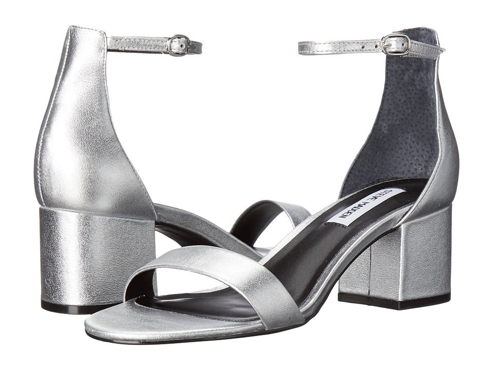 Steve Madden - Irenee (Silver) Women's 1-2 inch heel Shoes | Zappos