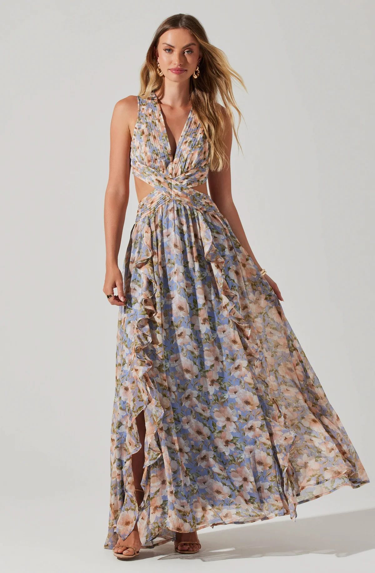 Noya Floral Maxi Dress | ASTR The Label (US)