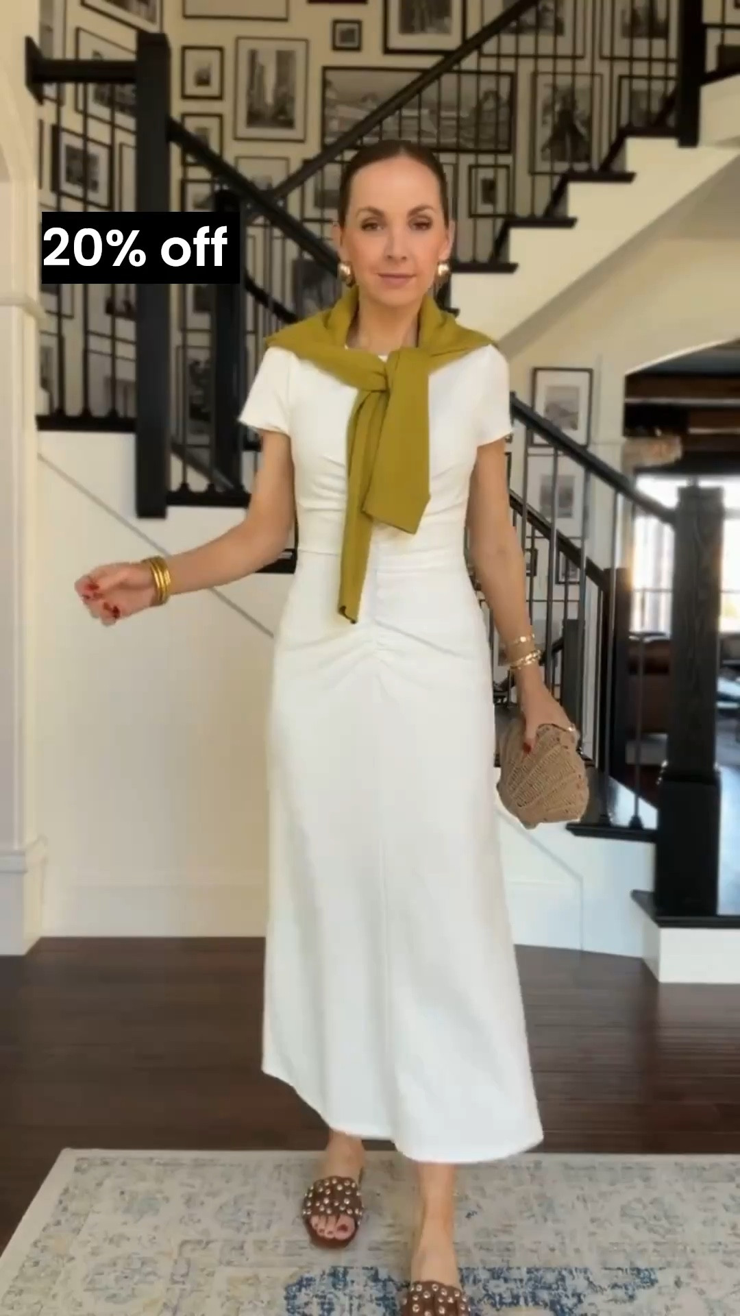 @Anthropologie dress, shoes and earrings are all 20% off with my code MERRICK20 March 6-9

#LTKspring #LTKSaleAlert