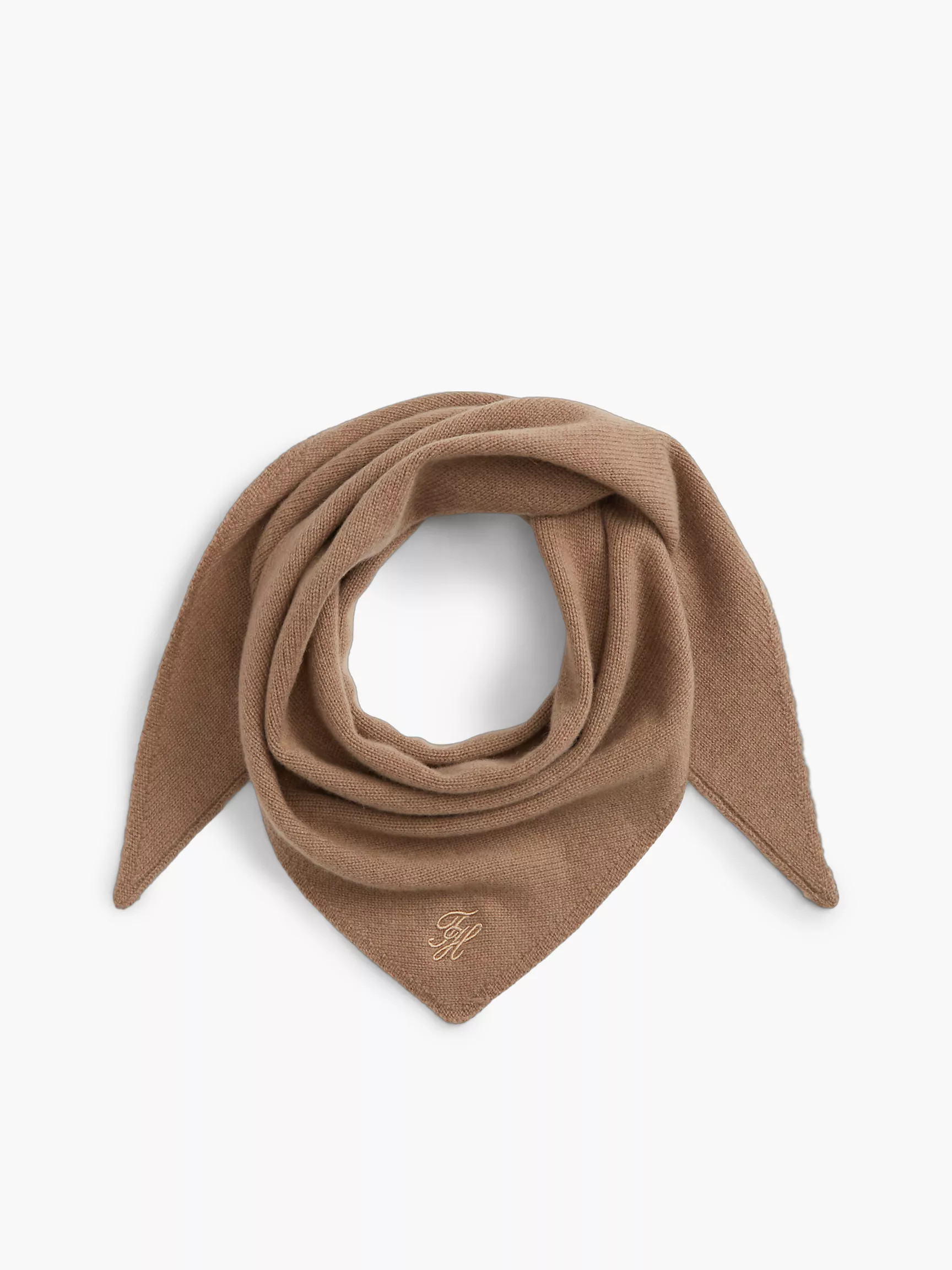 Wool-Cashmere Blend Triangle Scarf | Tommy Hilfiger | Tommy Hilfiger (US)