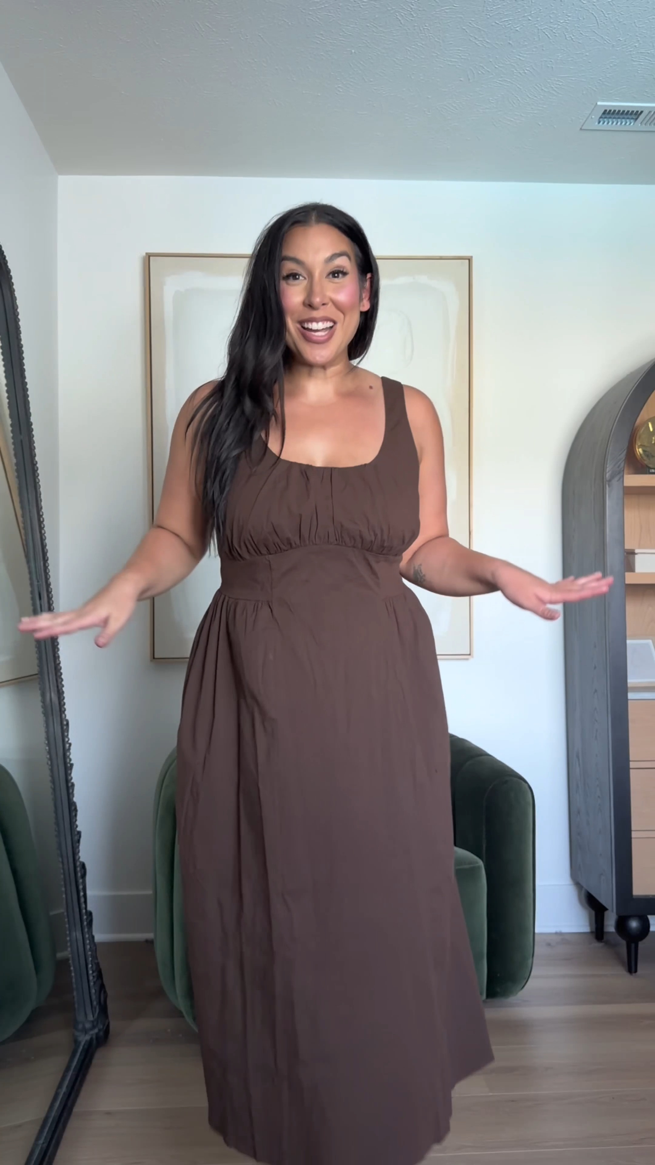 This dress is stunning! It has pockets and its $40! So flattering and the perfect fall family photo dress!

Wearing XL

target fashion, target finds, affordable outfits, fall outfit ideas, mid size fall outfits, affordable dresses, midsize dresses for fall 

 #LTKootd #LTKMidsize