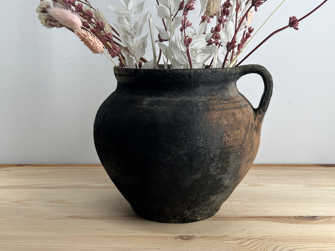 Ancient clay pot, Antique clay vessel, Rustic ceramic bowl, Pottery jug, Primitive rustic earthen... | Etsy (US)