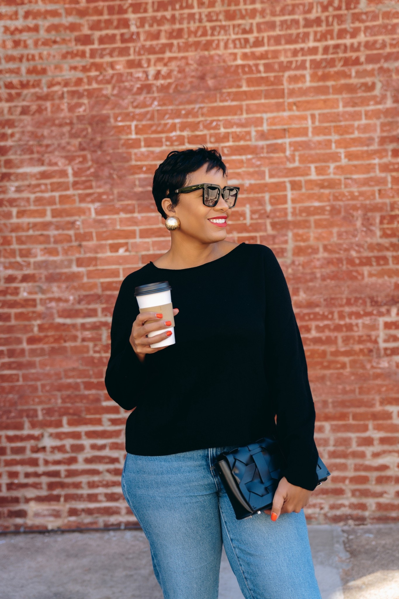 An affordable black cashmere sweater and artsy clutch 

#LTKItBag #LTKSeasonal