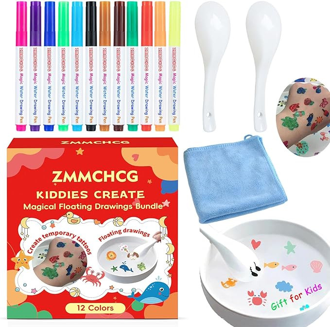 Kiddies Create Magical Floating Drawings Bundle, Magical Drawing Pens for Kids Water, Magic Water... | Amazon (US)