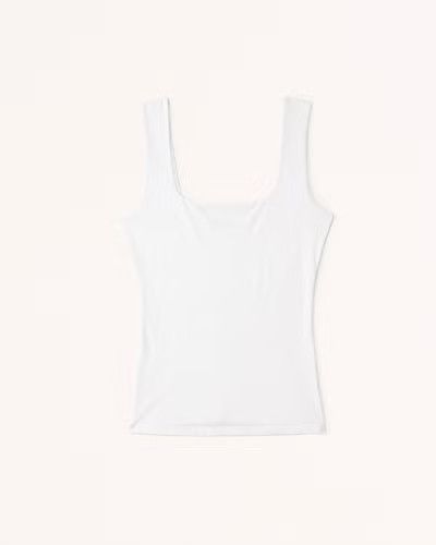 Soft Matte Seamless Squareneck Top | Abercrombie & Fitch (US)