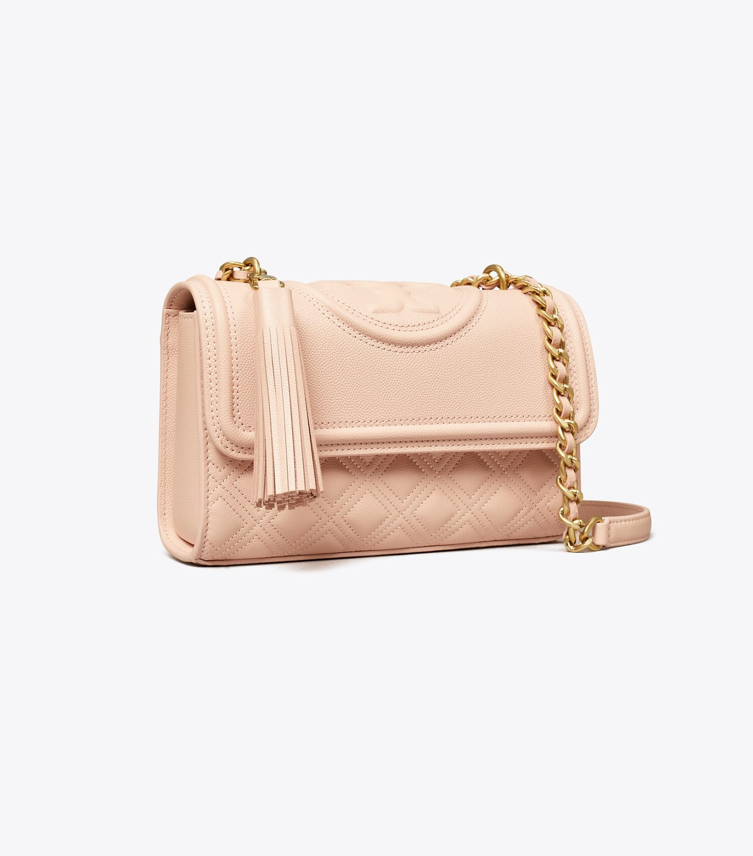 SMALL FLEMING POLISHED-GRAIN CONVERTIBLE SHOULDER BAG | Tory Burch (US)