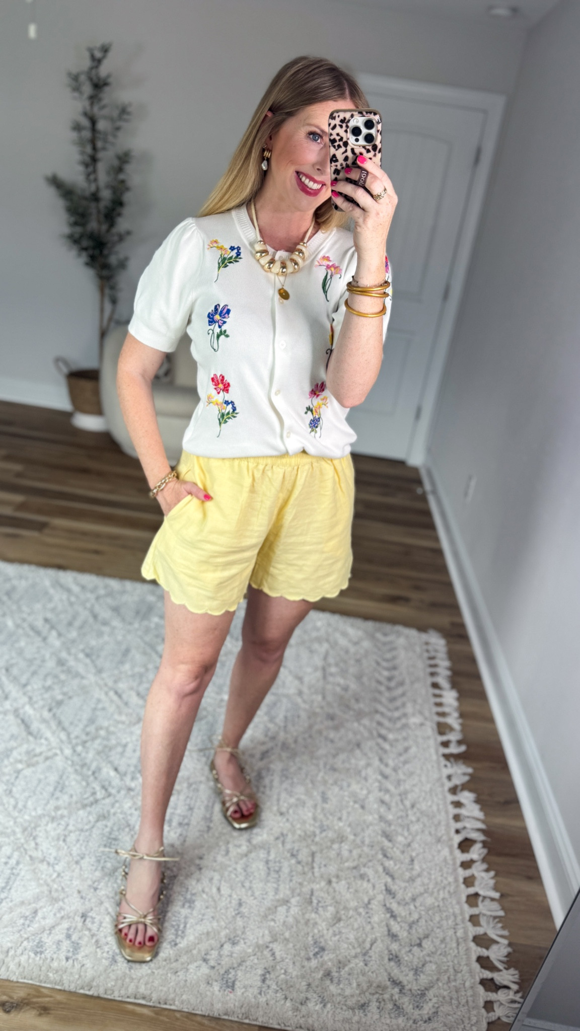 Daily try on, Walmart outfit, Walmart fashion, Walmart try on, free assembly, yellow shorts

#LTKootd #LTKmomlife