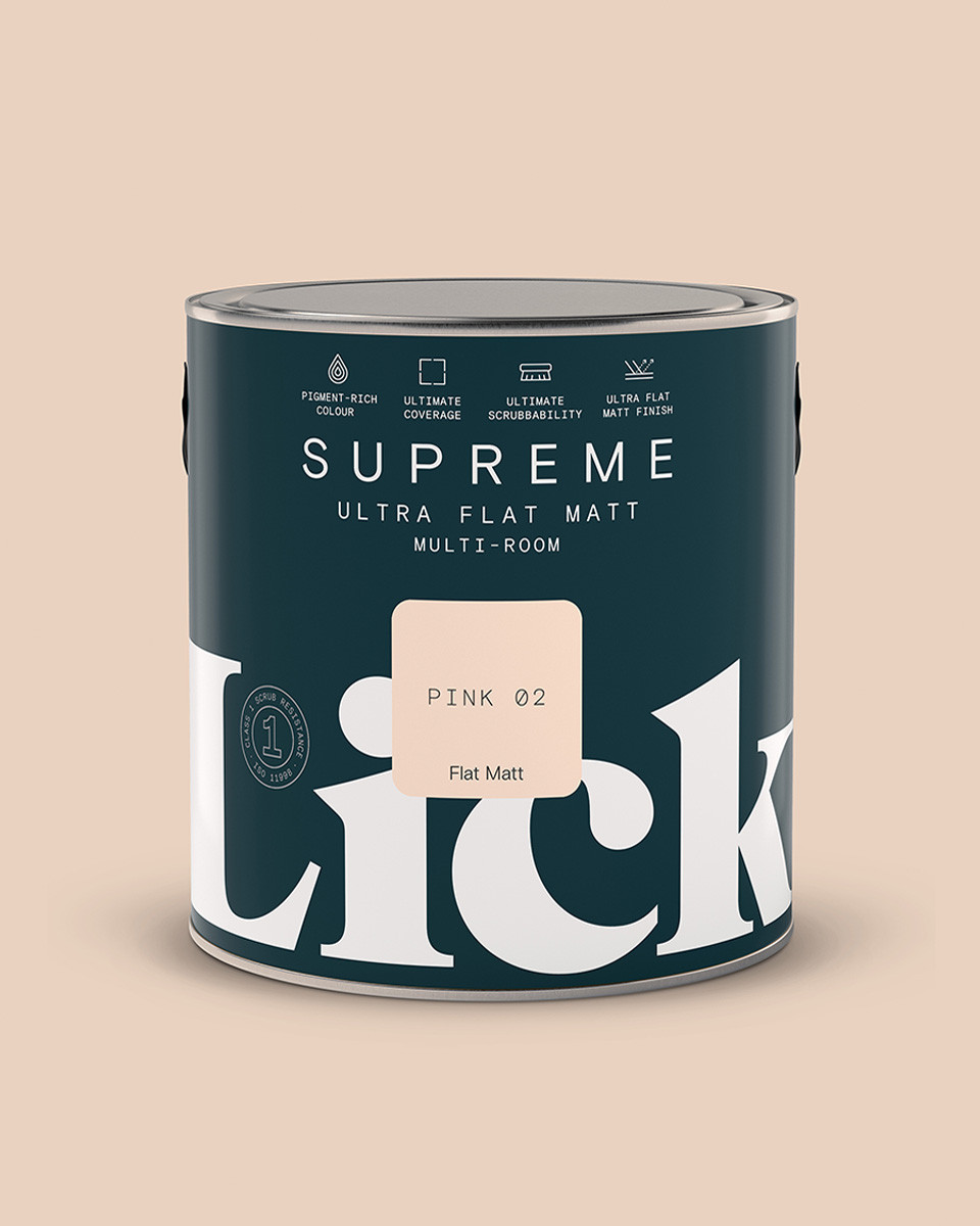 Pink 02: Supreme – Ultra Flat Matt Paint | Lick