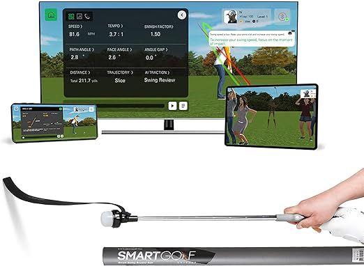 SMARTGOLF AI Golf Simulator - Professional Smart Golf Simulator with AI Golf Club | Indoor Golf T... | Amazon (US)