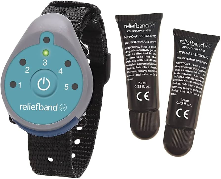 Reliefband Classic Wristband | FDA Cleared Relief for Motion Sickness (Car, Air, Train, Sea), & M... | Amazon (US)