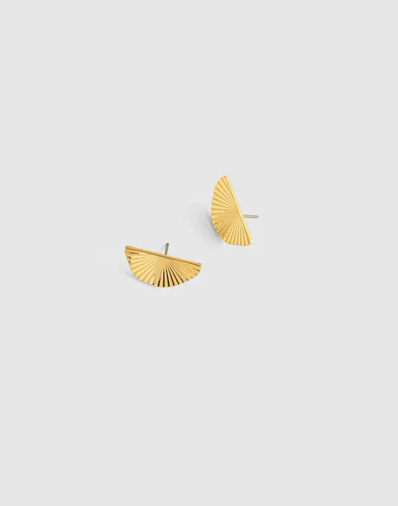 Fan Stud Earrings | Madewell