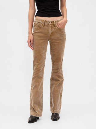Low Rise Corduroy Long & Lean Pants | Gap (US)