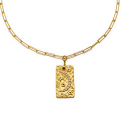 Avery Lunar Talisman Necklace | Sequin