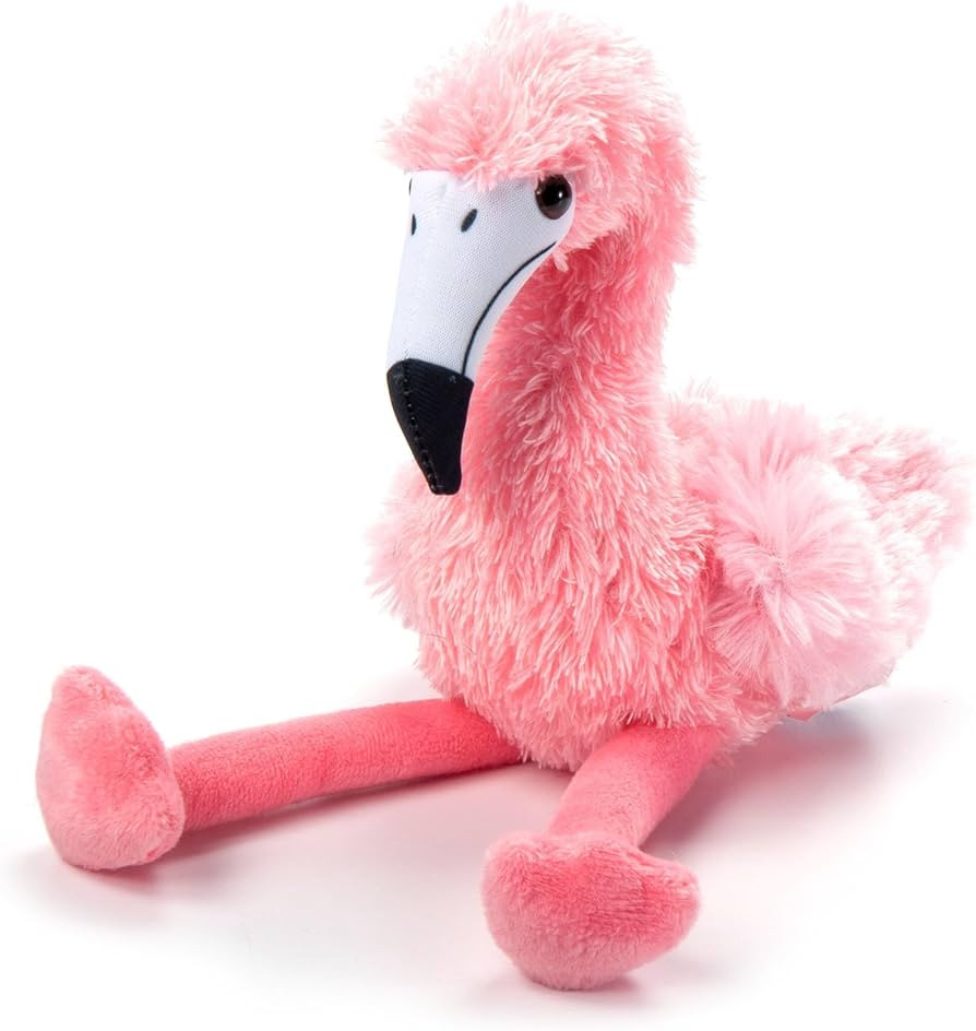 The Petting Zoo Flamingo Stuffed Animal Plushie, Gifts for Kids, Scoopz Wildlife Animals, Pink Fl... | Amazon (US)