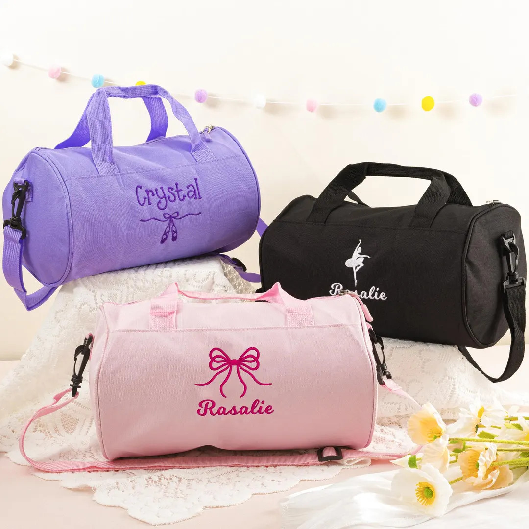 Toddler Dance Bag for Girls, Personalized Travel Bag for Kids, Weekender Duffel Bag, Monogram Bal... | Etsy (US)