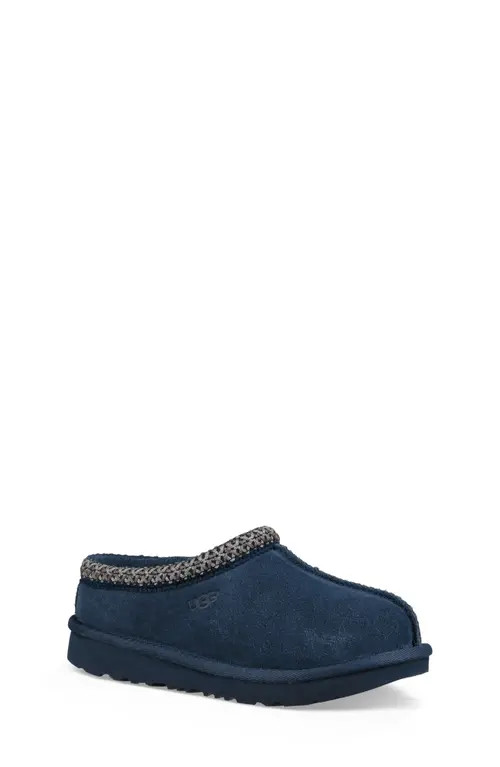 UGG(r) K-Tasman II Embroidered Slipper in New Navy at Nordstrom, Size 1 M | Nordstrom