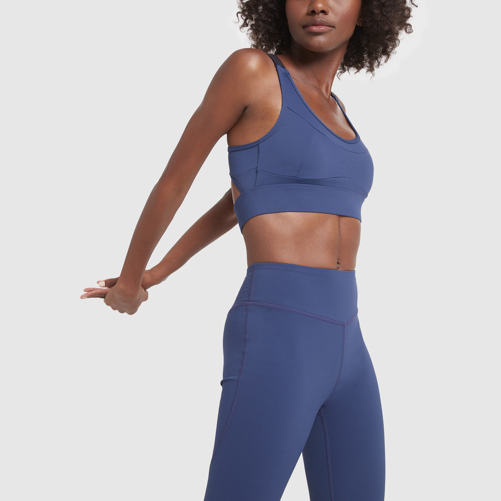 Varley Edris Bra in Insignia Blue, Small | goop