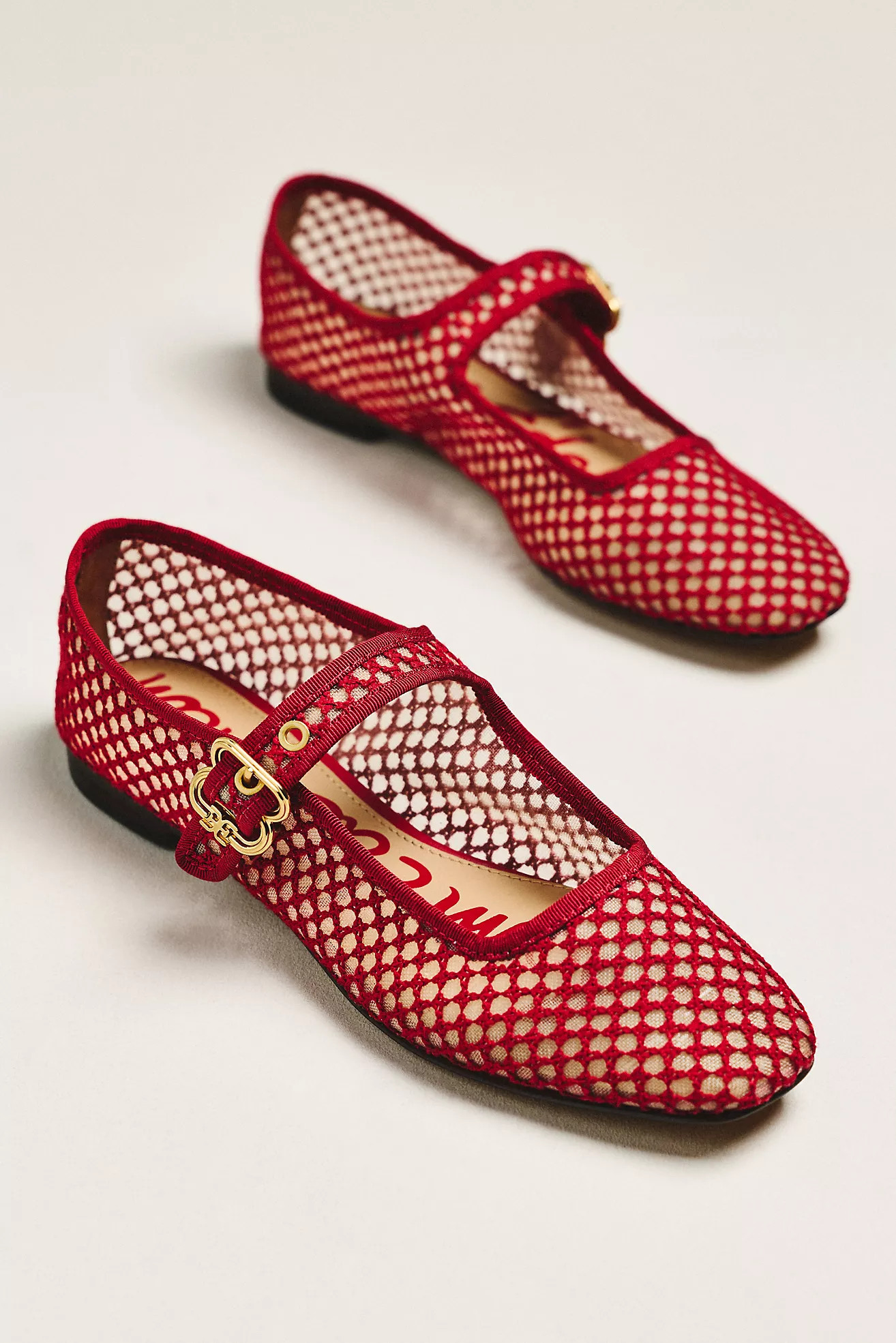 Sam Edelman Michaela Mesh Mary Jane Flats | Anthropologie (US)