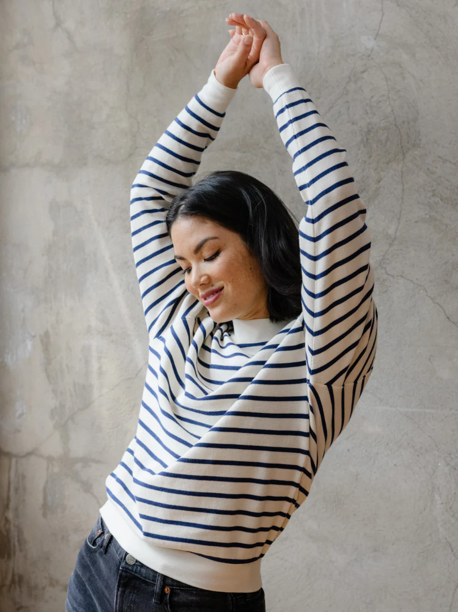 Brea Waffle Sweatshirt | ABLE Clothing