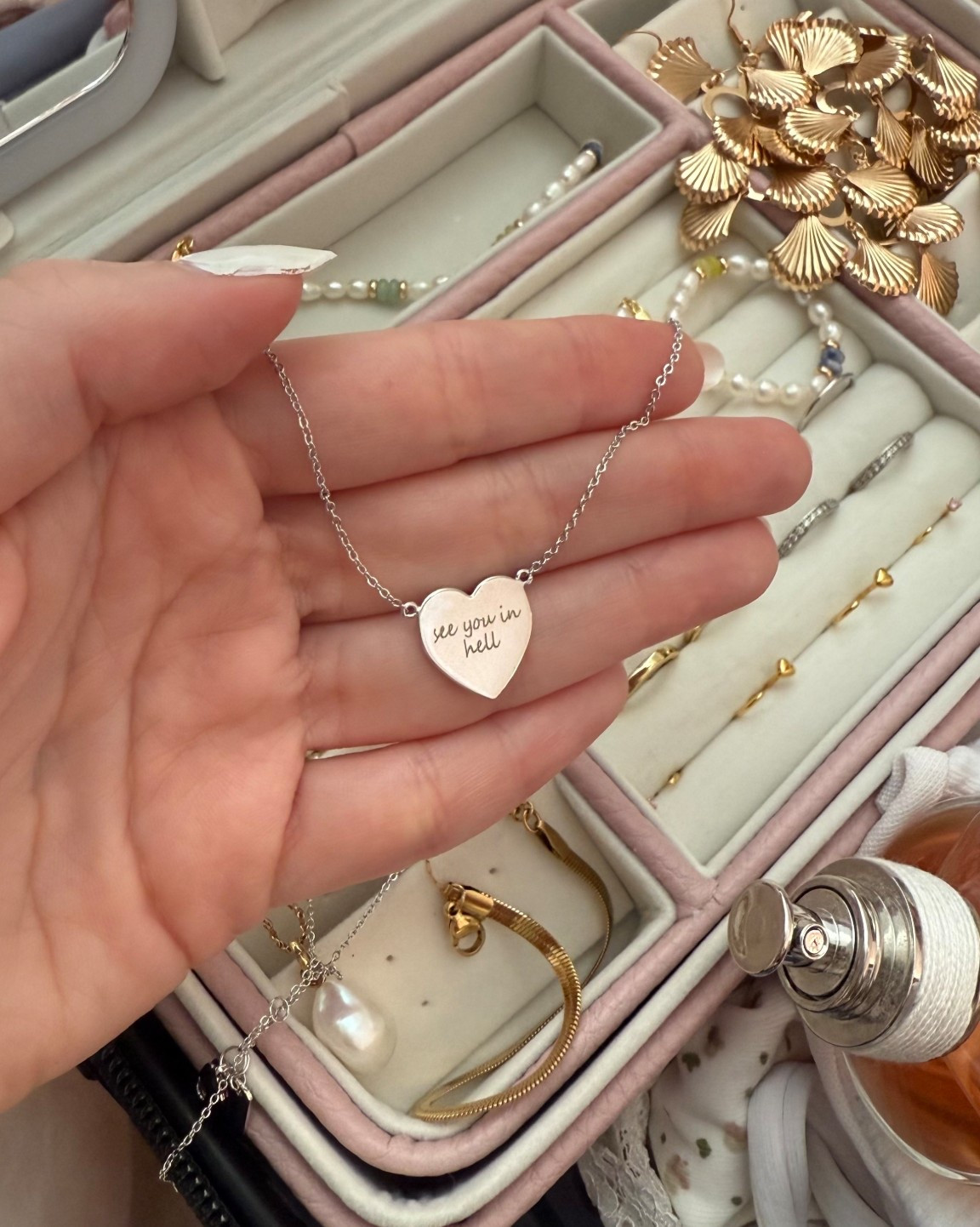 Custom heart necklace 

Use code GABBYB

#LTKFindsUnder50 #LTKStyleTip #LTKFindsUnder100