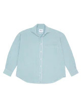 The Weekend: Seersucker, Green Stripe | With Nothing Underneath