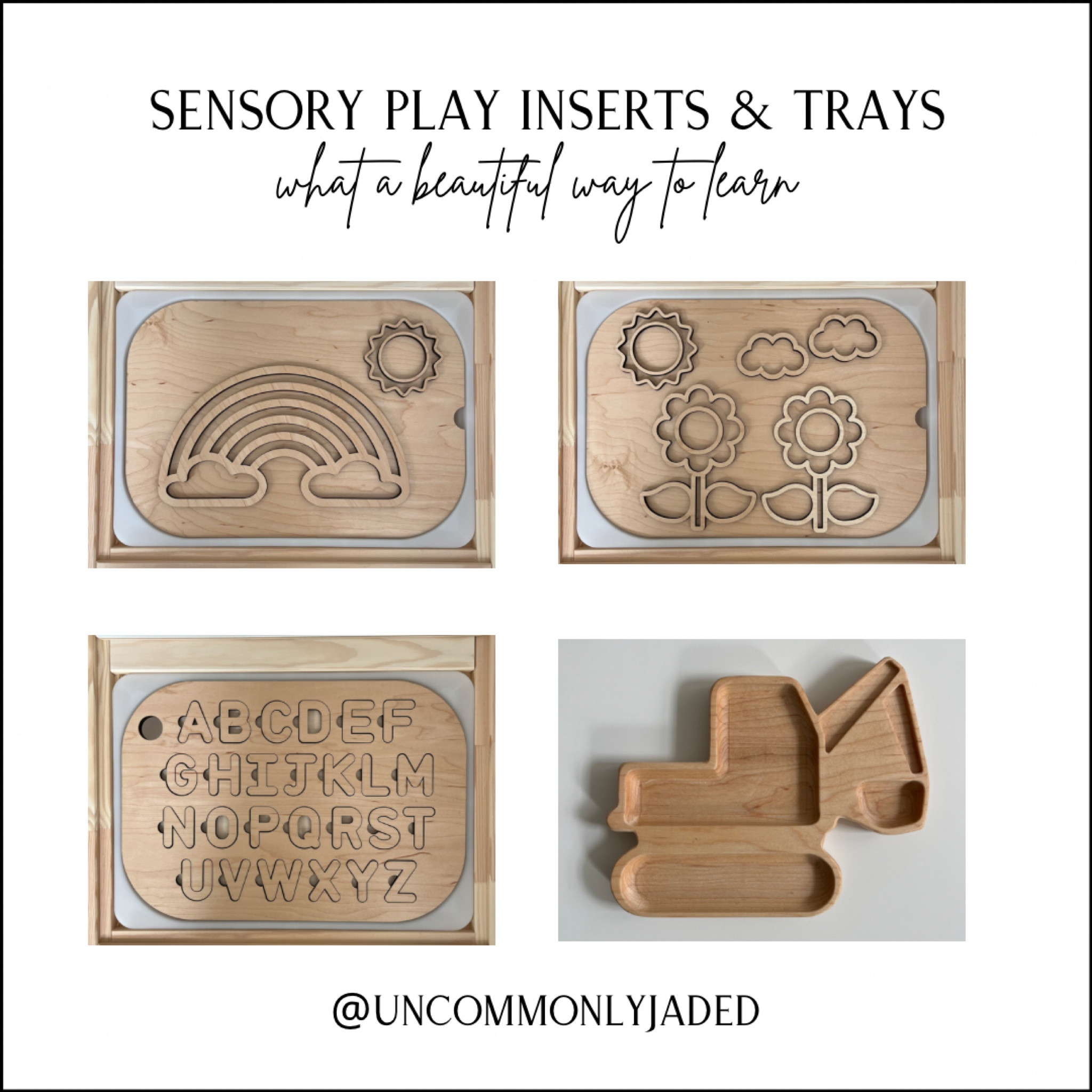 P L A Y / what a beautiful way to learn 🪵🤩 jade has & loves these sensory play inserts & trays 👏🏻

Montessori | wooden toys | 

#LTKkids #LTKfamily #LTKhome