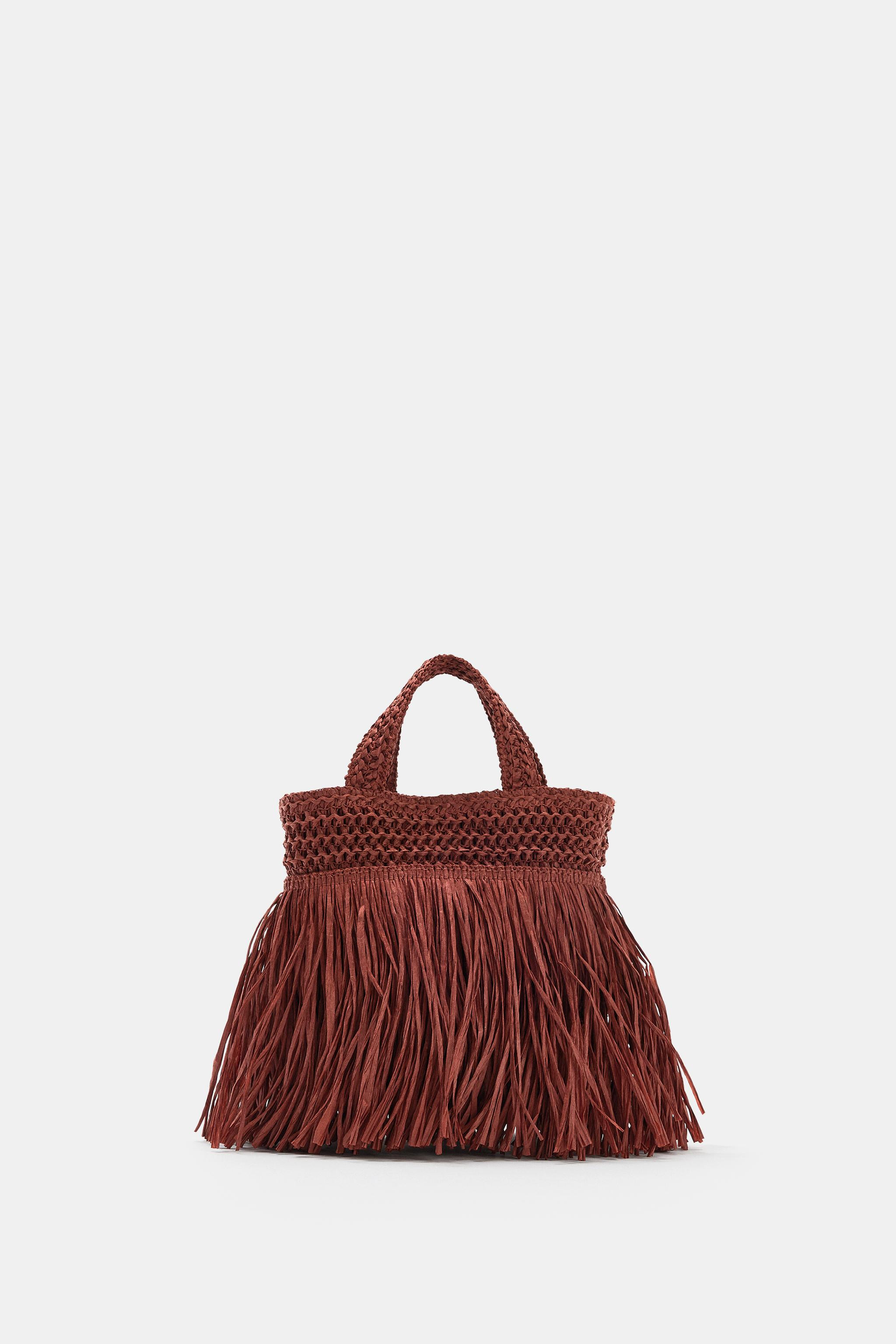 FRINGED MINI HANDBAG | Zara US