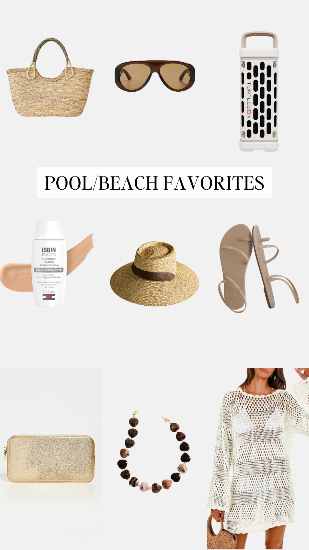 pool/beach must haves/favorties! 

 