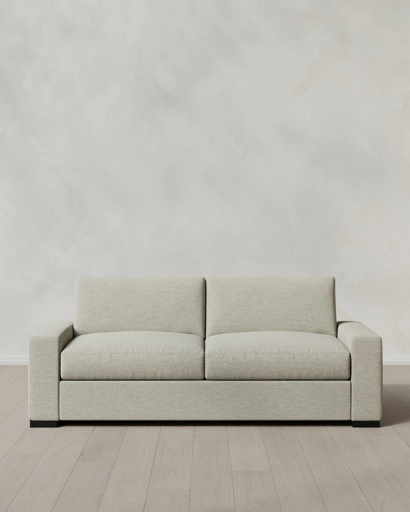 Quince | Stillman Performance Basketweave Sofa in Snow, Size 9ft, Polyester | Quince