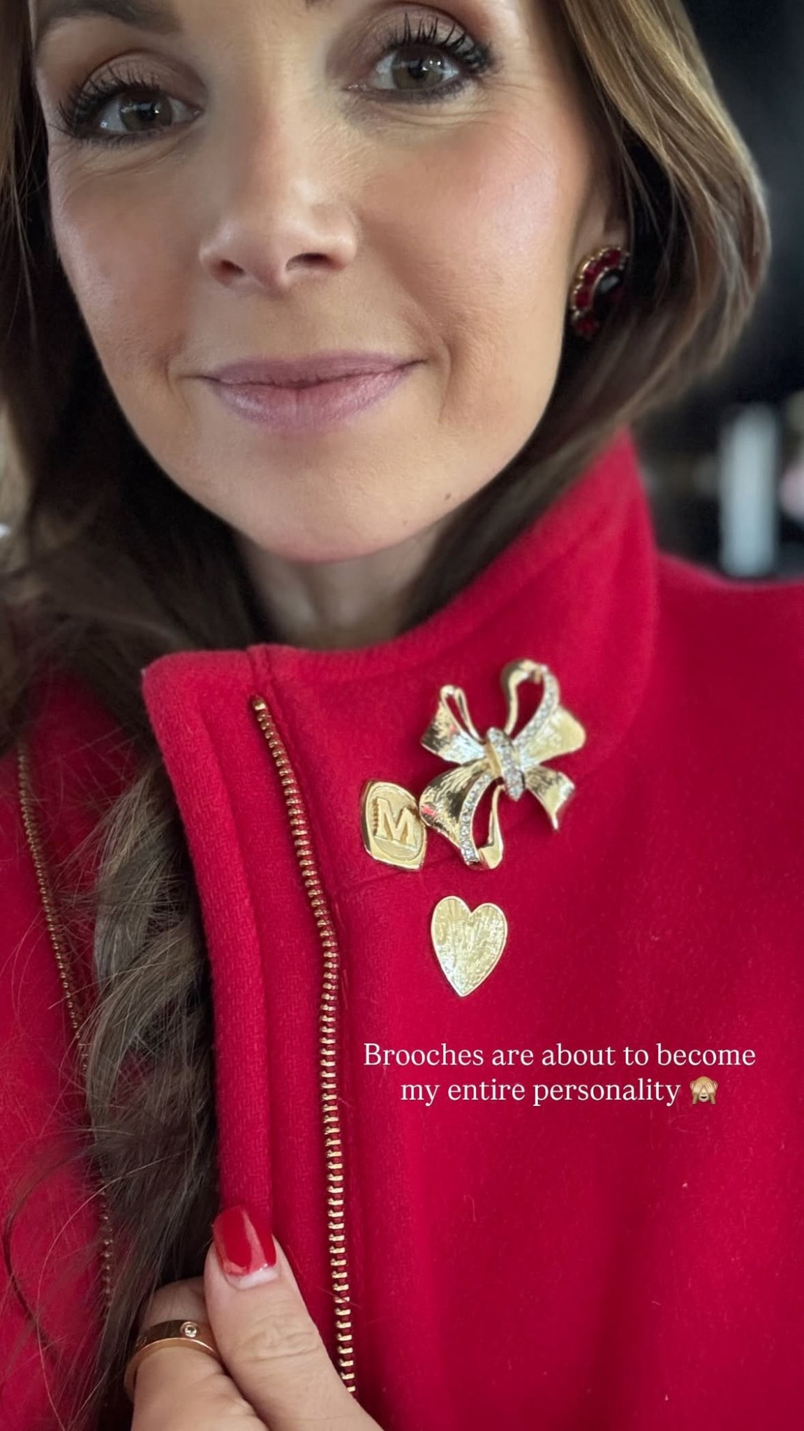 I’m in my brooch area! 

#LTKootd #LTKHoliday