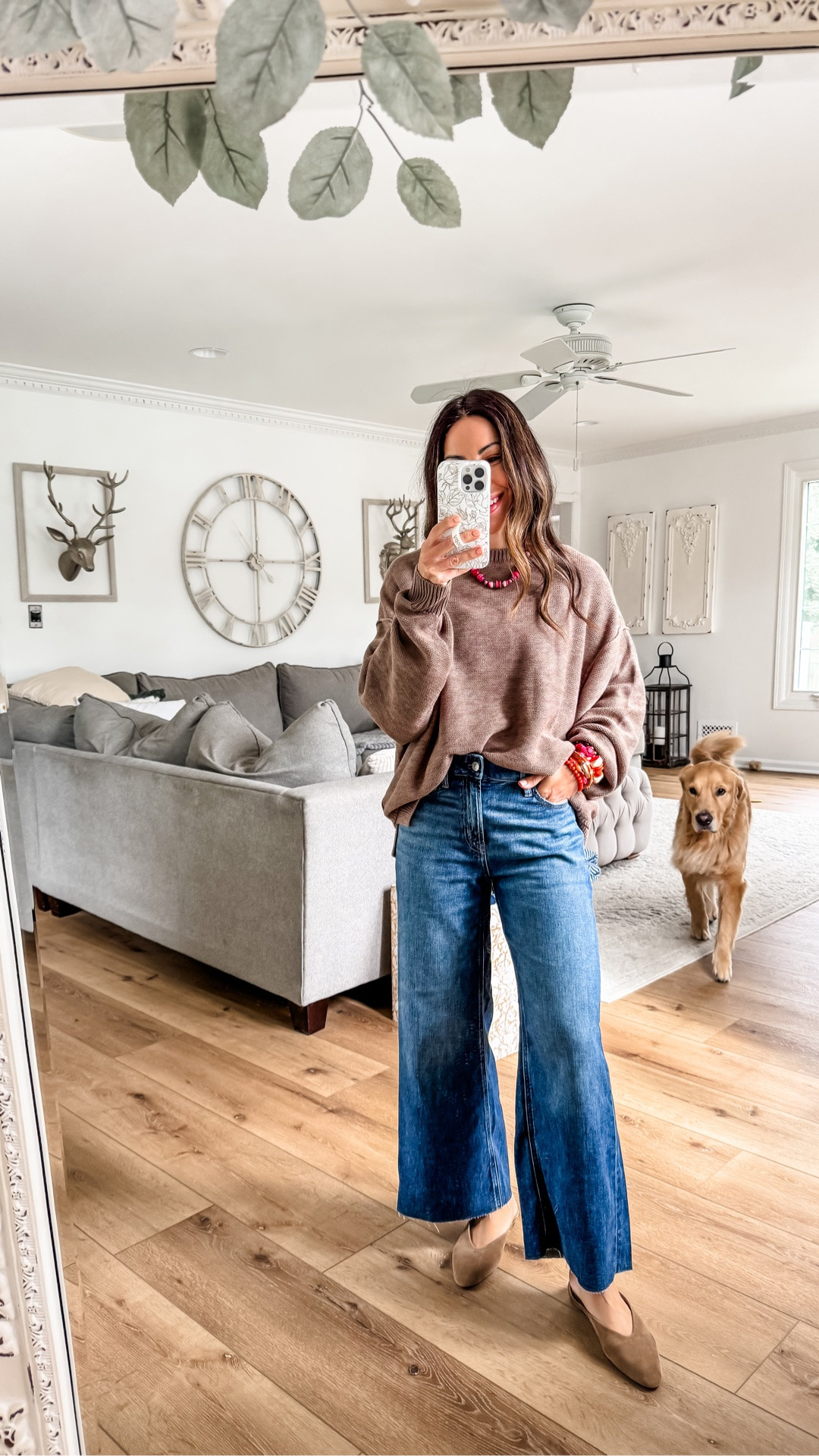 Code: AEFALL30 @ae wide leg jeans 0 x-short. Sweater small. American Eagle. #AEPartner #AEJeans

#LTKOver40 #LTKPetite #LTKSaleAlert