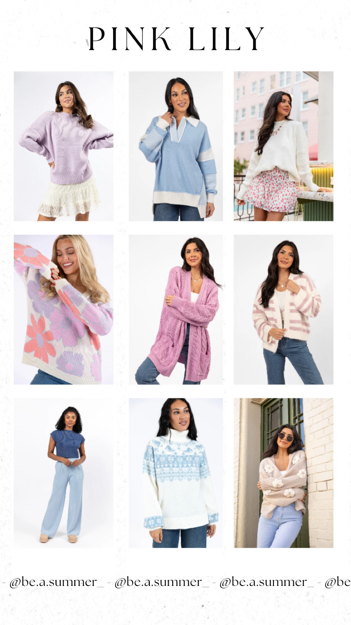 BOGO sweaters @ Pink Lily! 🤩

HOC / summer / Beasummer 

#LTKStyleTip #LTKBeauty #LTKSaleAlert