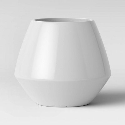 Mid Century Polypropylene Planter White - Project 62™ | Target