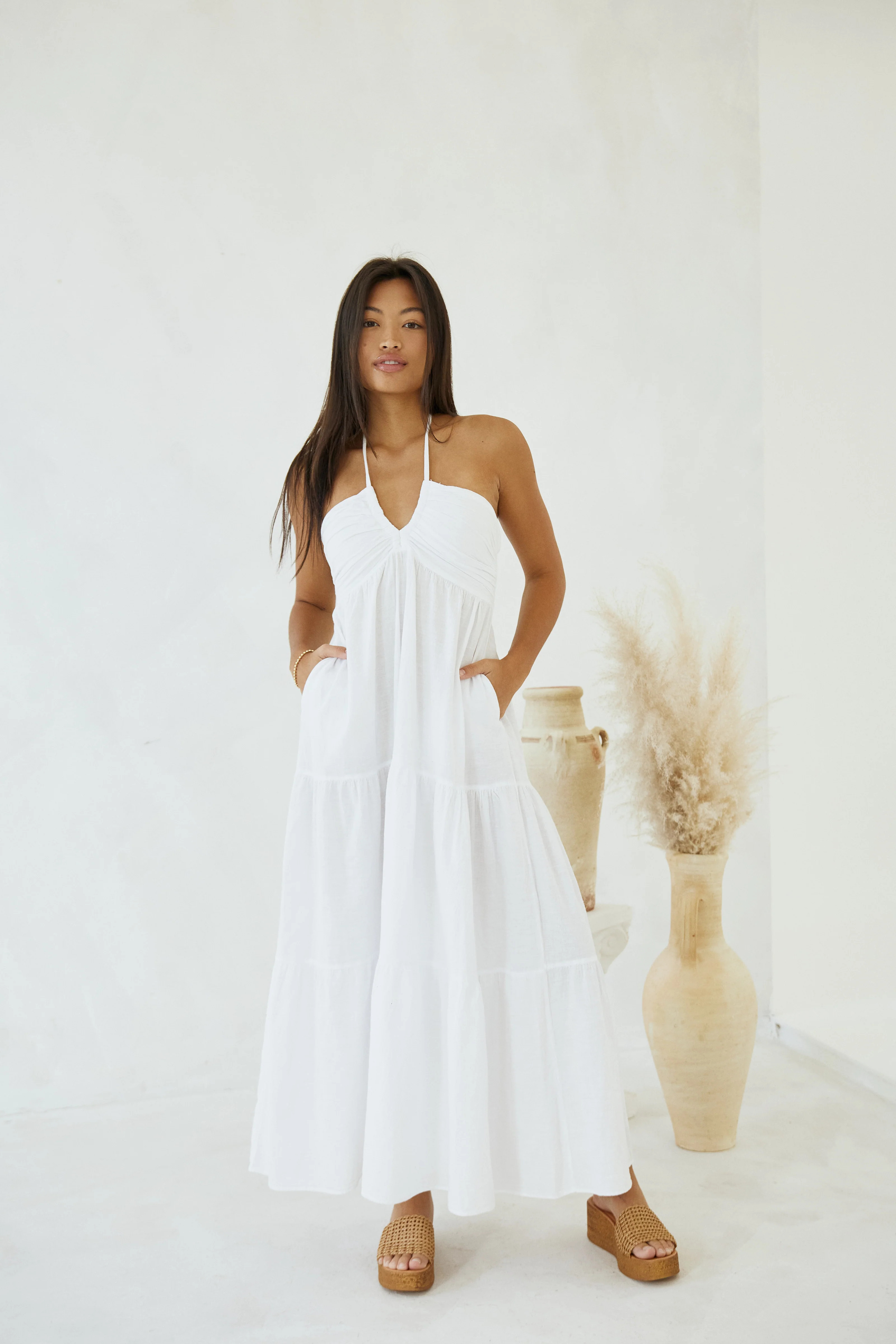 Carlotta Maxi Dress | Blanco By Nature