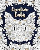 Creative Cats: A Cat Coloring Book for Adult Coloring Book Enthusiasts and Cat Lovers (Animal Colori | Amazon (US)