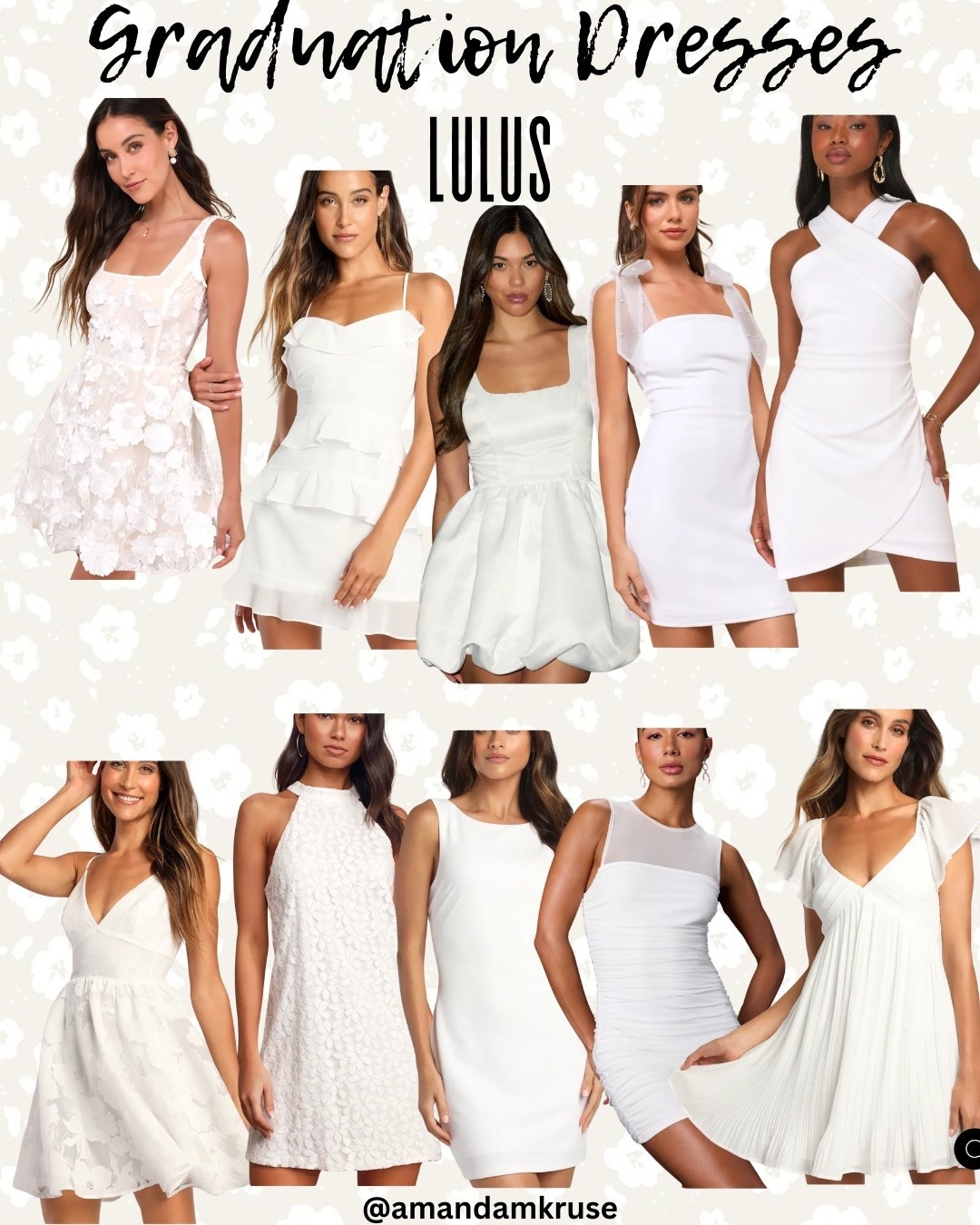 Graduation month is officially here! If you are a high school or college graduate, looking for a graduation dress, I’ve rounded up 10 great options! 

Graduation dress, high school graduation dress, college graduation dress, white dress, tiered dress, ruffle dress, bubble hem dress, halter dress, babydoll dress, bodycon dress, flutter sleeve dress 

@Lulus 

#LTKWedding #LTKSeasonal #LTKootd