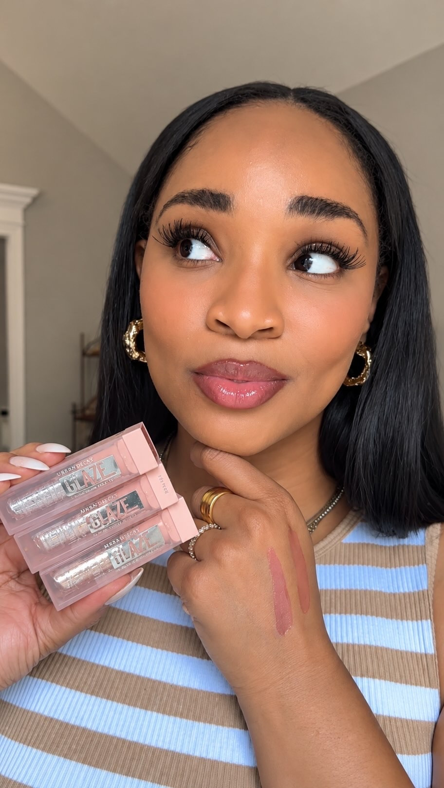 A glossy lip will get me every single time. 💋✨

I’ve been playing in the Maybelline New York Lifter Glaze Oil Balms and they give you that juicy, glazed finish while still feeling comfortable and nourishing on the lips. Basically, the kind of lip product you keep in your purse because you’re going to reach for it all day. 😍

I have shades 001, 003 & 007, and I love how easy they are to wear alone for a soft wash of color or paired with your favorite liner when you want a little more definition.

Glossy, effortless and perfect for an everyday lip moment. 💄✨

Which shade are you reaching for first — 001, 003 or 006? 👀

#MaybellinePartner #MaybellineNewYork #LifterGlaze #GlossyLips #LipCombo
