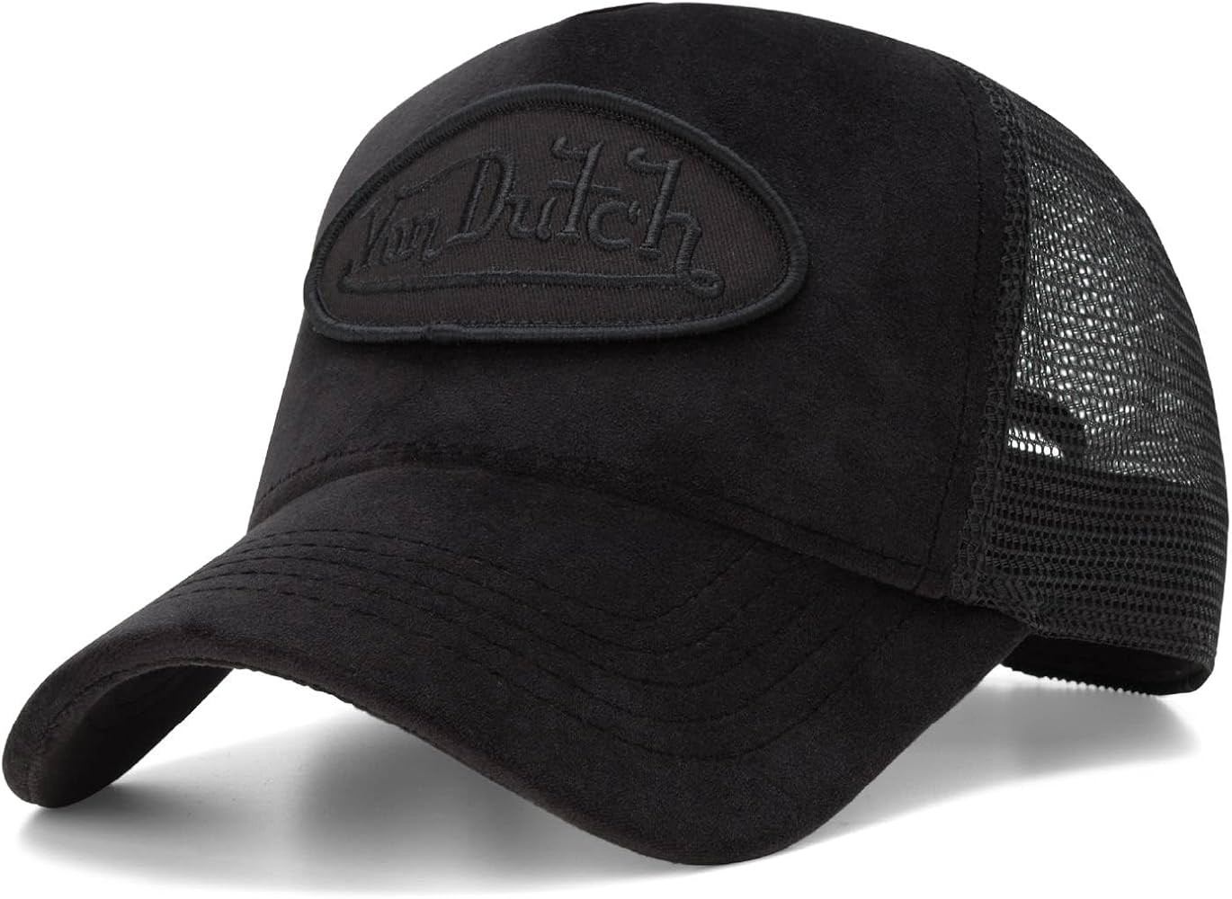 Von Dutch Velvet Trucker Hat - Retro Snapback Cap for Men and Women - Adjustable Fit Panel, Breat... | Amazon (US)