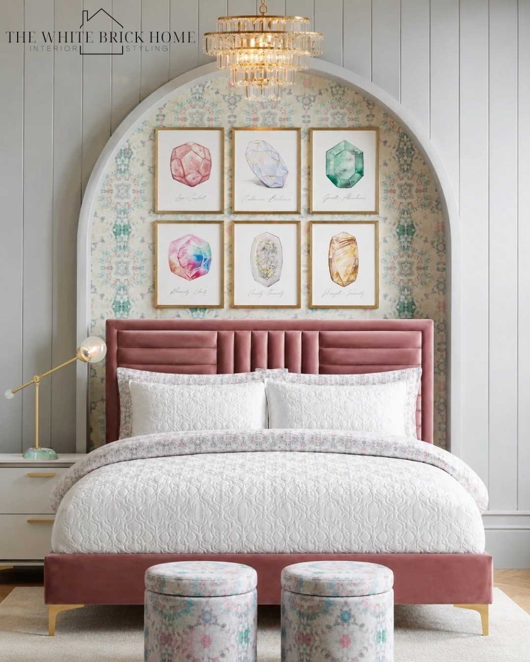 Where soft blush velvet, dreamy pastels, and sparkling crystals details come together for the ultimate girls bedroom retreat. 
❤️❤️
Girls room, girls bedroom, kids room, kids bedroom, girls room bedding, girls room decor, girls room furniture, girls room wall art, girls room chandelier, girls room design, girls room rug, girls room bed, girls room nightstand, girls room design, wayfair girls furniture, wayfair bedroom furniture, wayfair furniture, pottery barn teen, teen girl, teen girl bedroom, teen room, teen bedroom