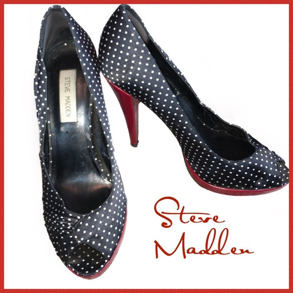 Steve Madden Polka Dot Stilettos Size 8M | Poshmark