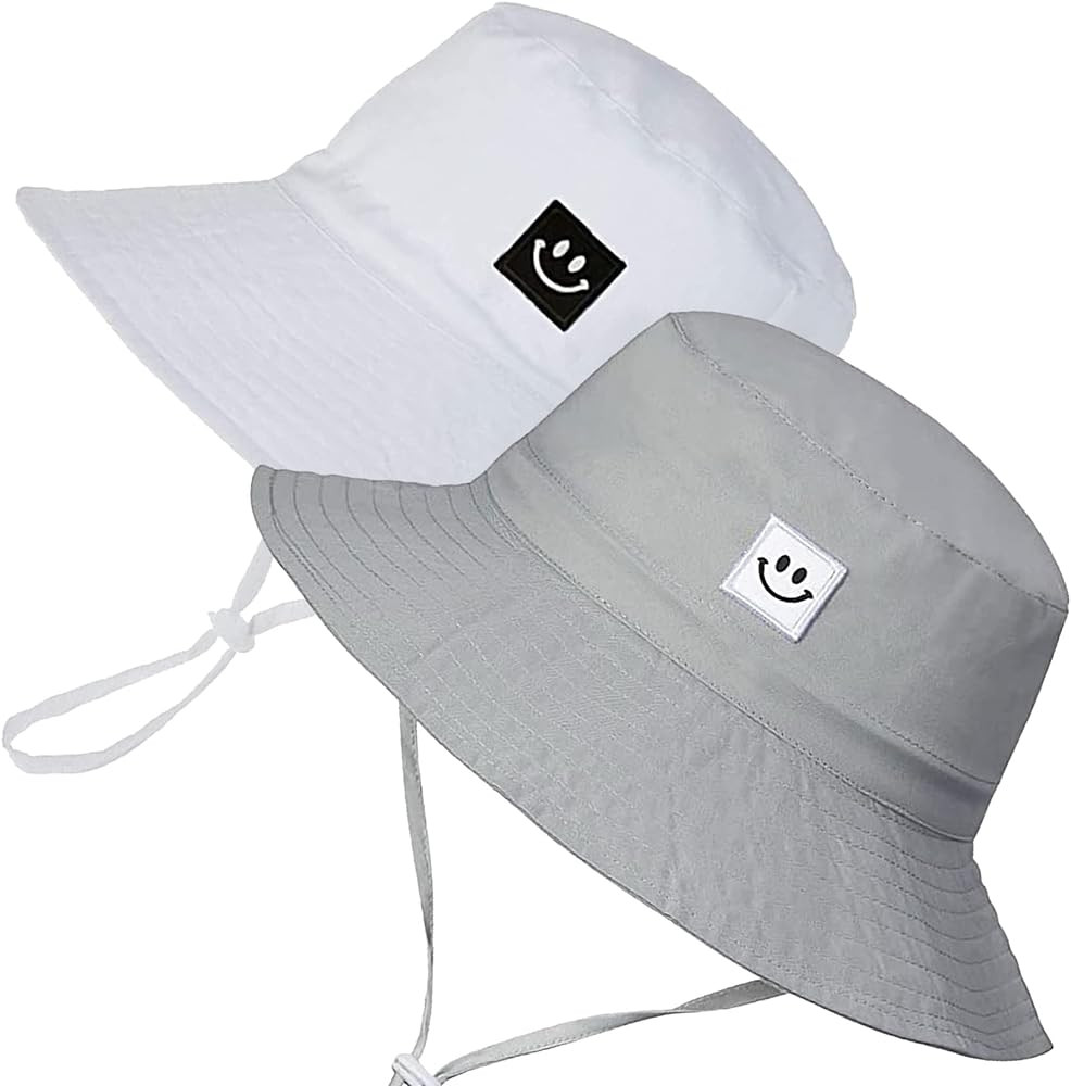 Toddler Sun Hat Beach Bucket Hat for Girls Boys Toddlers | Amazon (US)