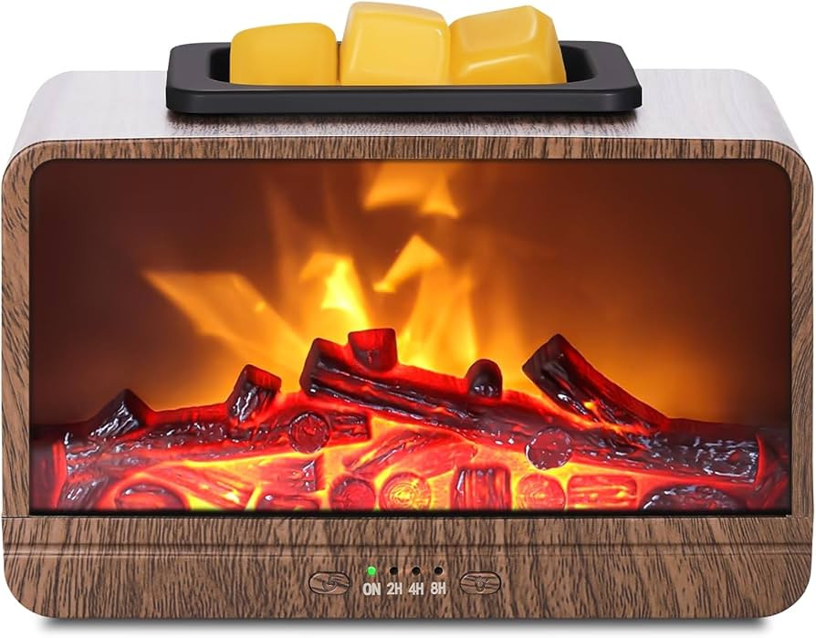 Flame Fireplace Wax Melt Warmer,Scentsy Wax Warmer with Timer, Electric Wax Warmer for Scented Wa... | Amazon (US)