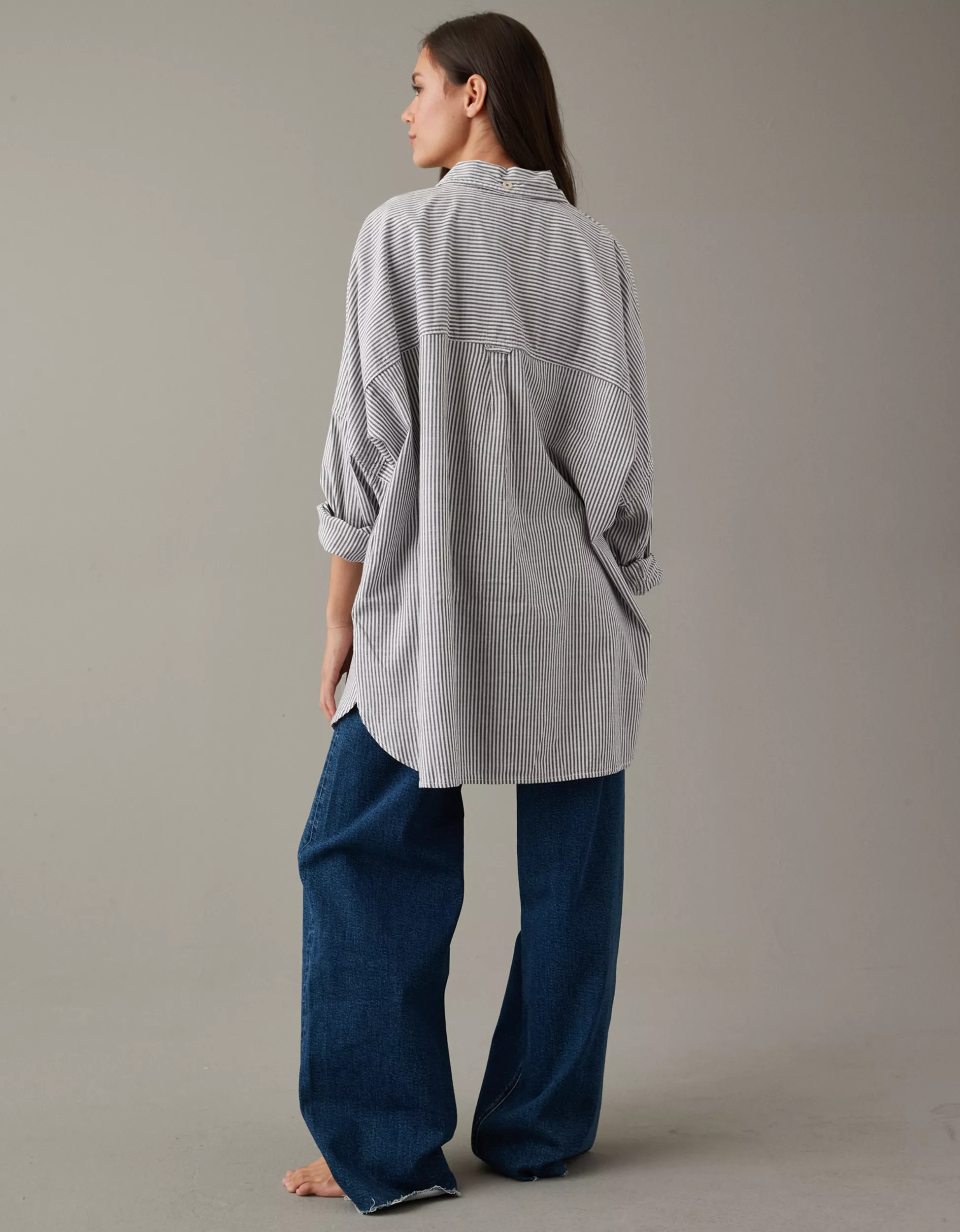 AE Go Big Oversized Shirt | American Eagle Outfitters (US & CA)