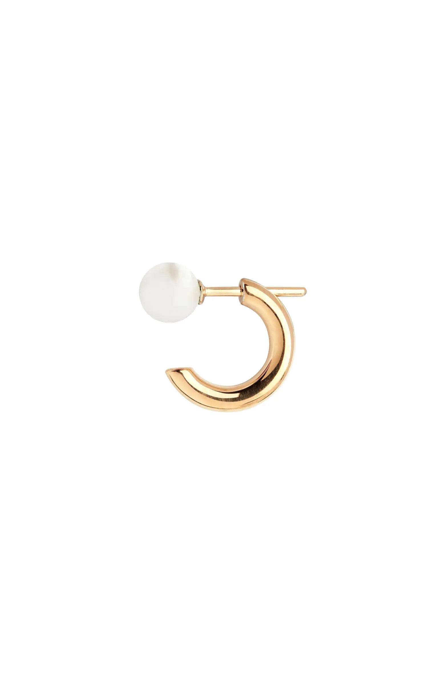 Maria Black Frida Freshwater Pearl Hoop Earring | Nordstrom | Nordstrom